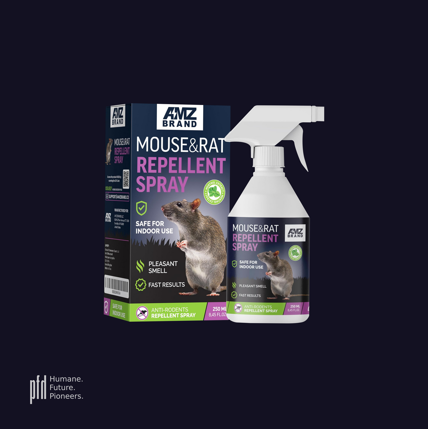 Rat Repeller and Mouse Repeller Spray for Indoor Use. Long Lasting 250ml