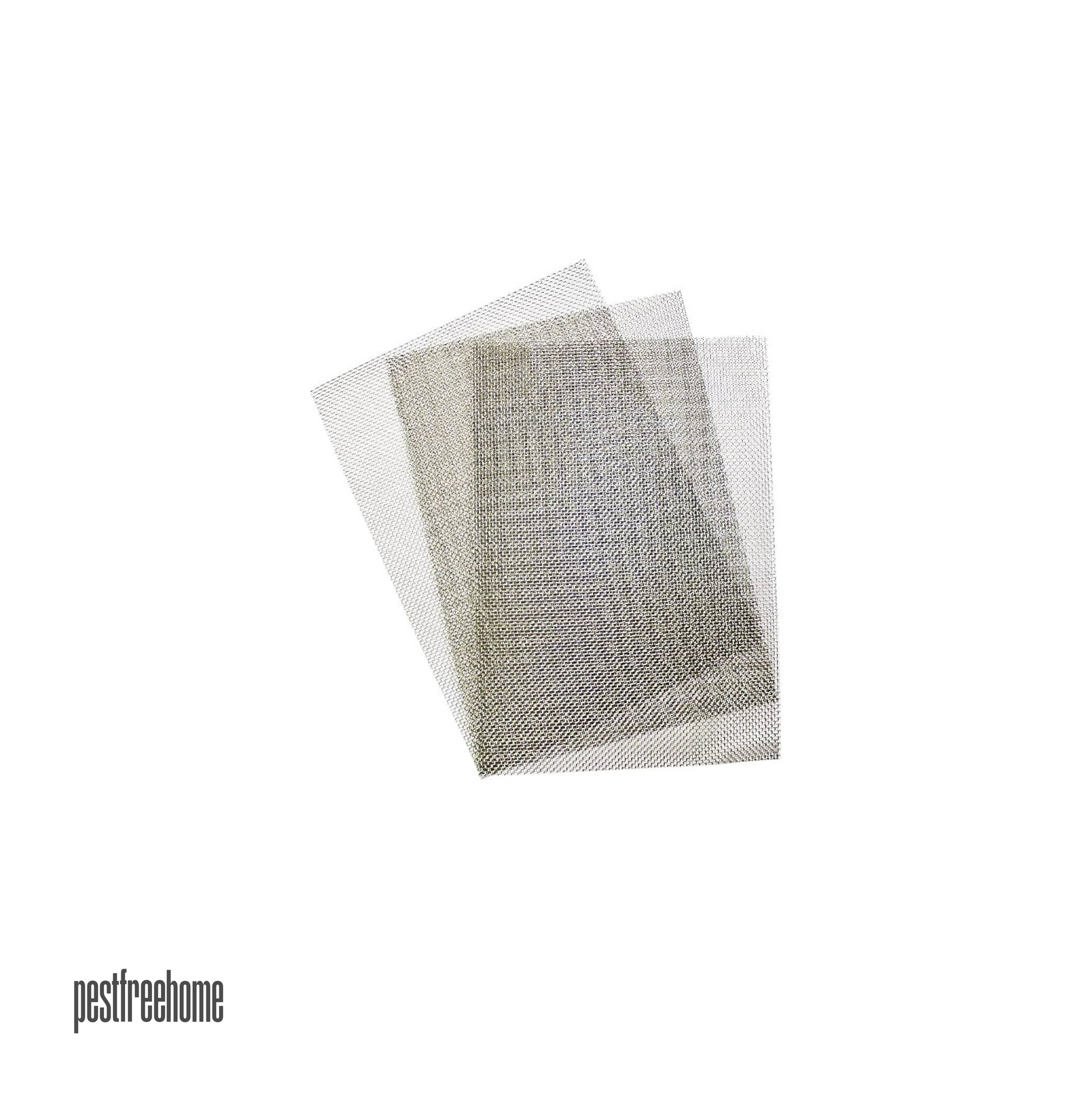 Set of 6 stainless steel wire mesh sheets (A5 size, 15cm x 21cm) made from 304 stainless steel, designed for rodent proofing, insect control, and ventilation. Fine 20-mesh structure is rust-resistant, durable, and easy to cut for custom use in homes, gardens, and industrial applications.