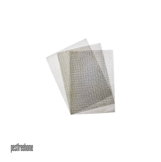 Set of 6 stainless steel wire mesh sheets (A5 size, 15cm x 21cm) made from 304 stainless steel, designed for rodent proofing, insect control, and ventilation. Fine 20-mesh structure is rust-resistant, durable, and easy to cut for custom use in homes, gardens, and industrial applications.