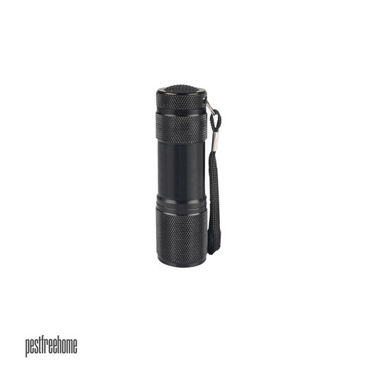 UV Light Torch – Portable Ultraviolet LED Black Light for Detecting Rodent Trails, Stains, and Fluorescent Markings | Neon Purple Glow | Durable, Compact Design with Wrist Strap – PestFreeHome