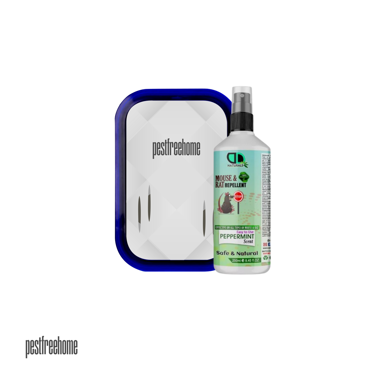 Rodent Repellent Plug In + Repellent Spray 250ml